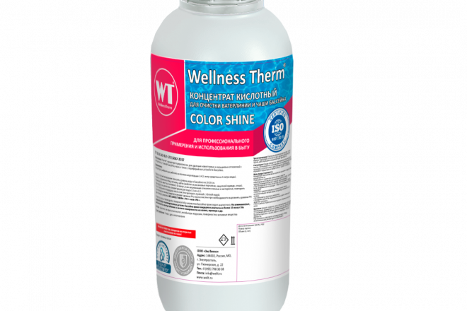 COLOR SHINE кислотный концентрат «Wellness Therm» 1л. Купить, в Москве ...