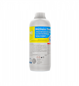Коагулянт «Wellness Therm» Средство для очистки и осветления воды 1 литр