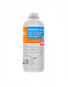 Флокулянт «Wellness Therm»  Средство для очистки воды в бассейне 1 литр